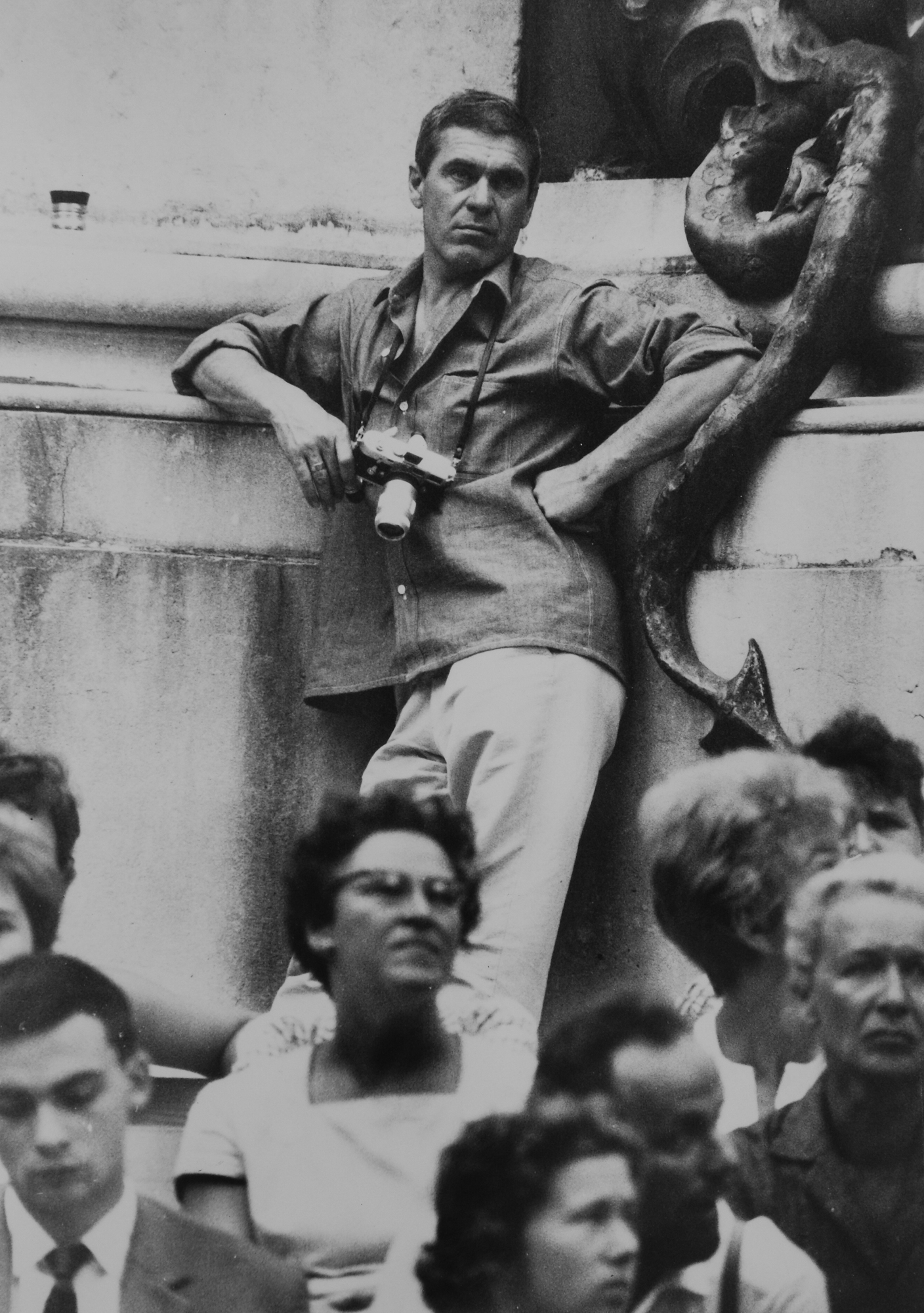 Josef Dapra als Fotograf bei den Salzburger Festspielen, 1962