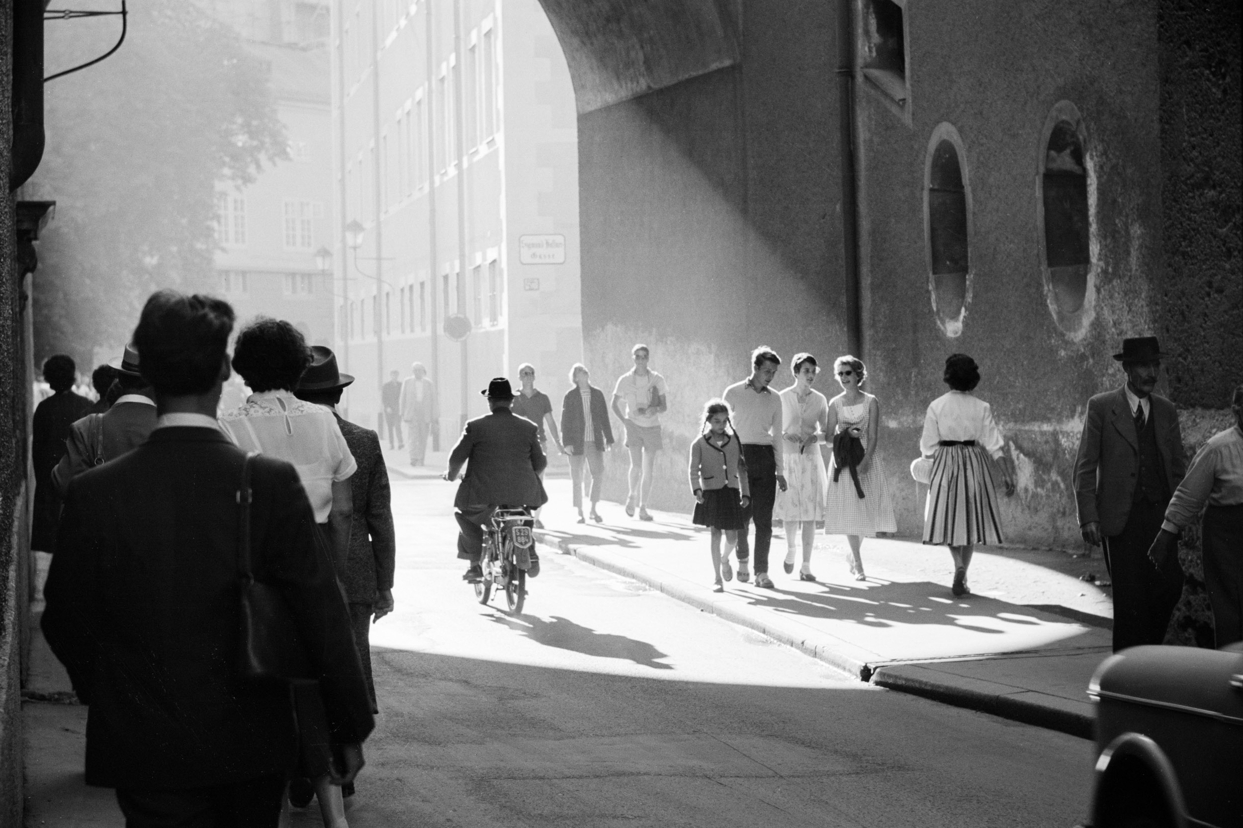 Franziskanergasse, Salzburg, 1958