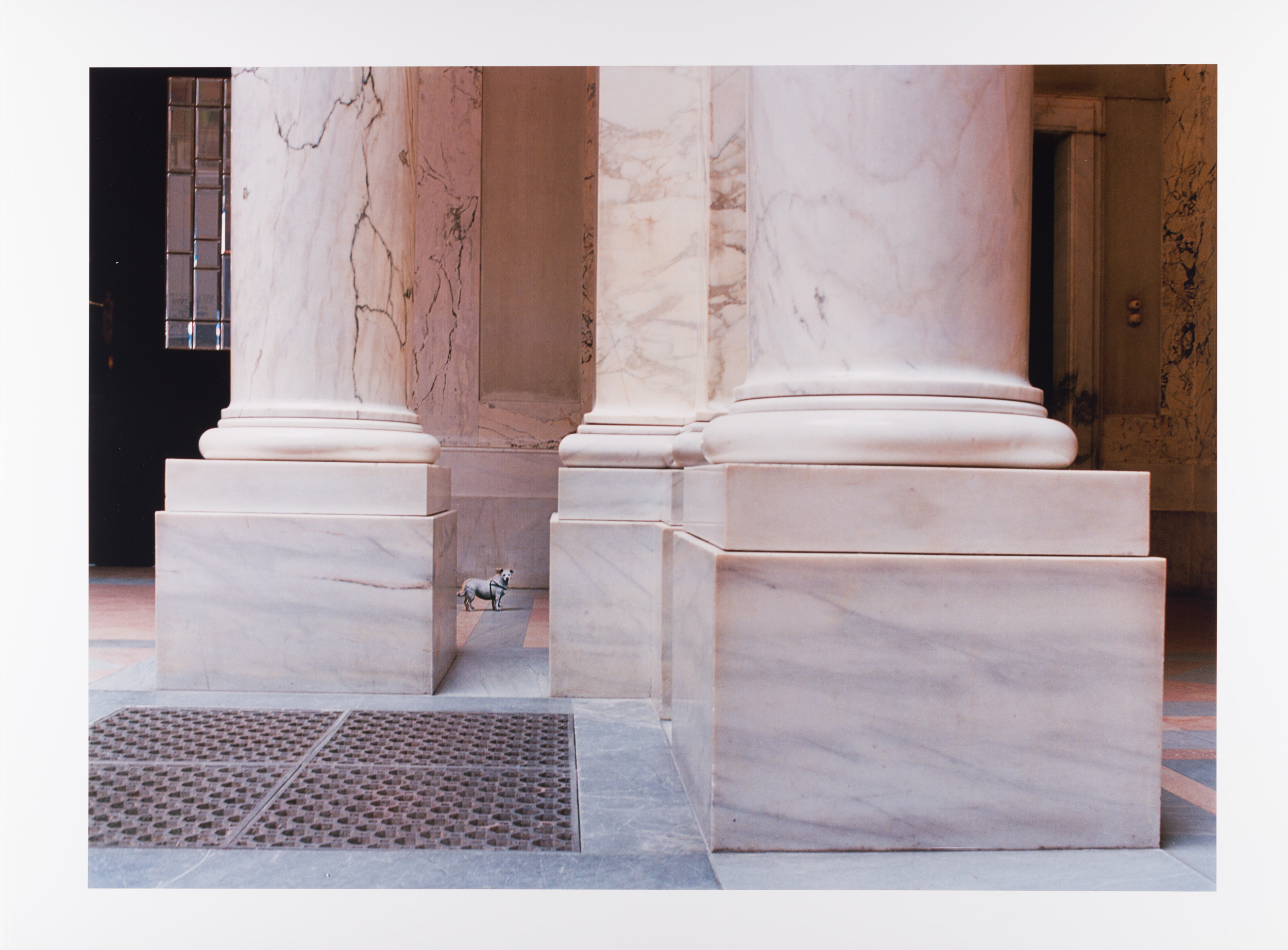 Aus der Serie "Mit großem Interesse", Wien, 1990 (Völkerkundemuseum Wien)