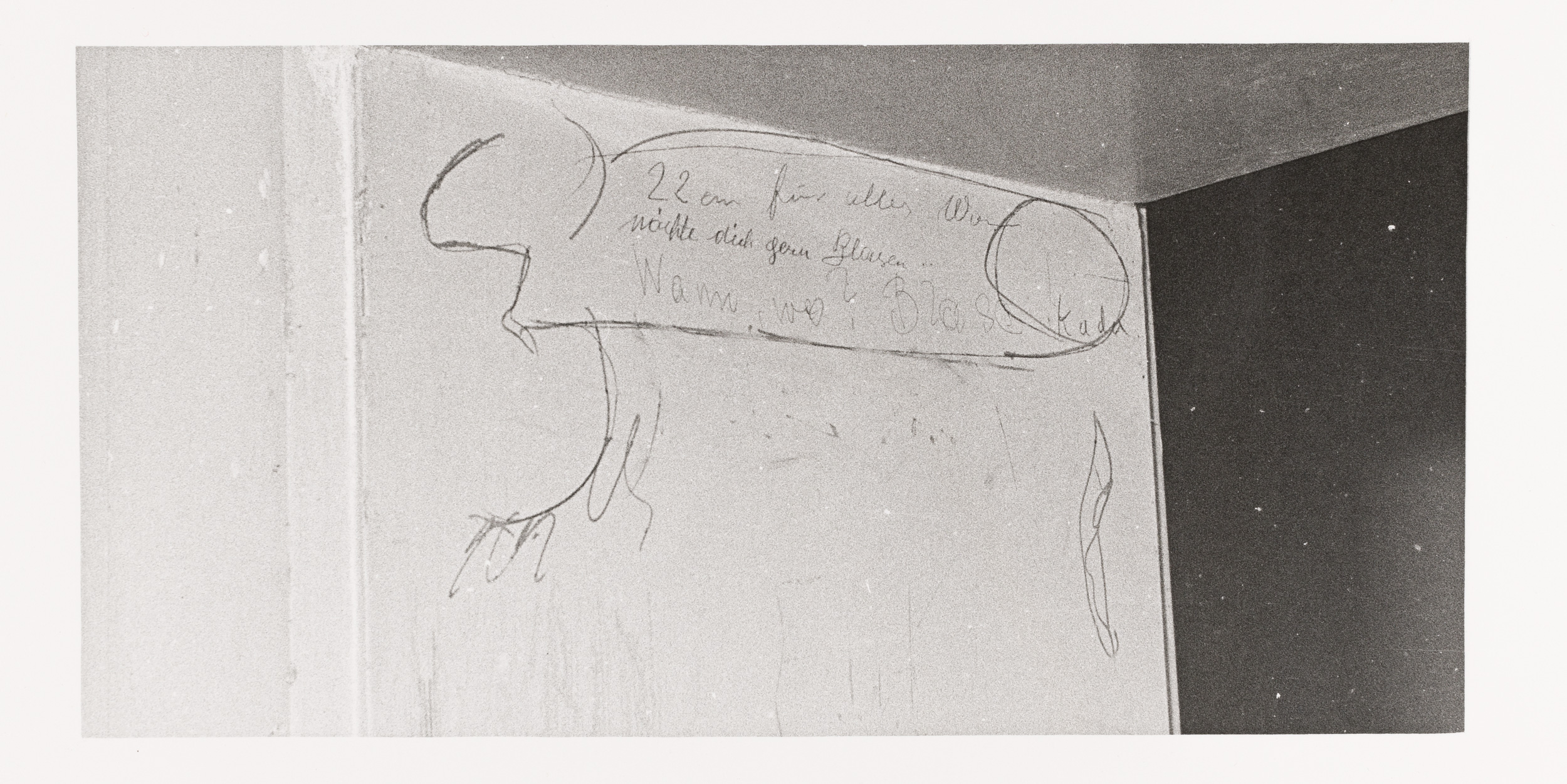 Aus der Serie "Graffiti", 1970-72