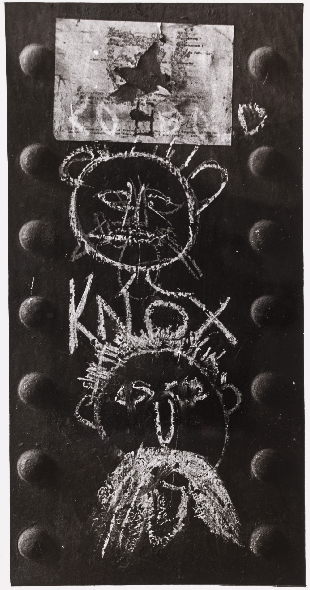 Aus der Serie "Graffiti", 1970-72