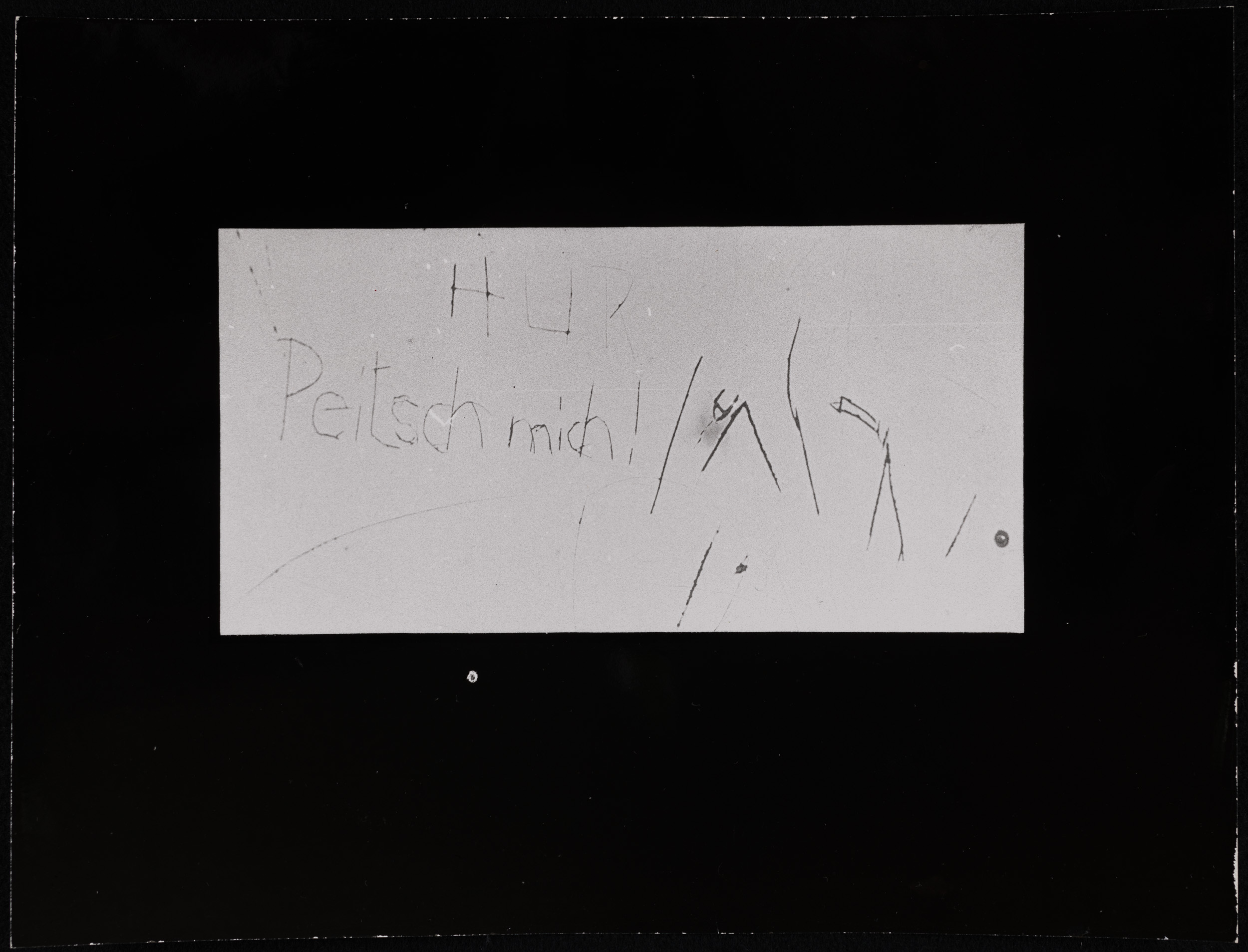 Aus der Serie "Graffiti", 1970-72