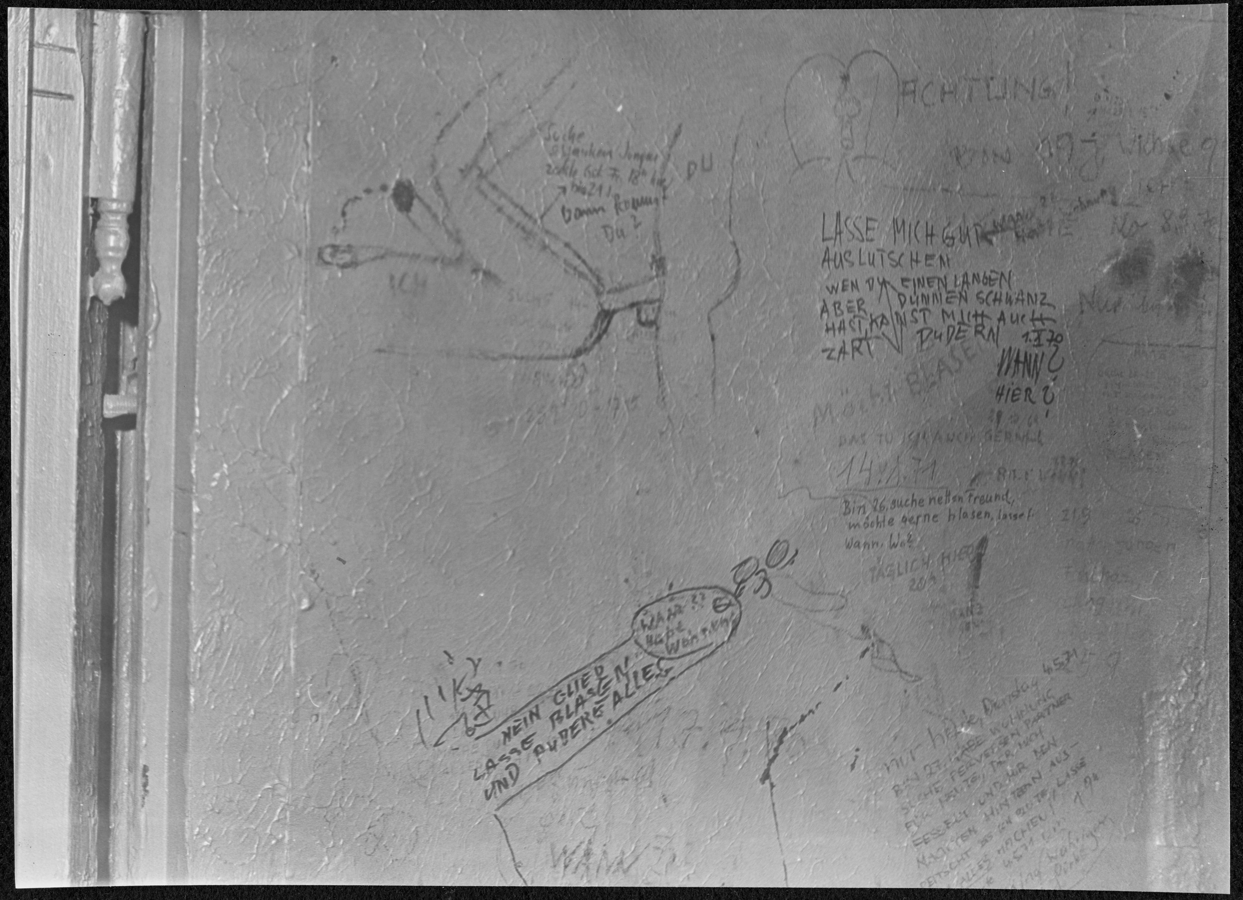 Aus der Serie "Graffiti", 1970-72