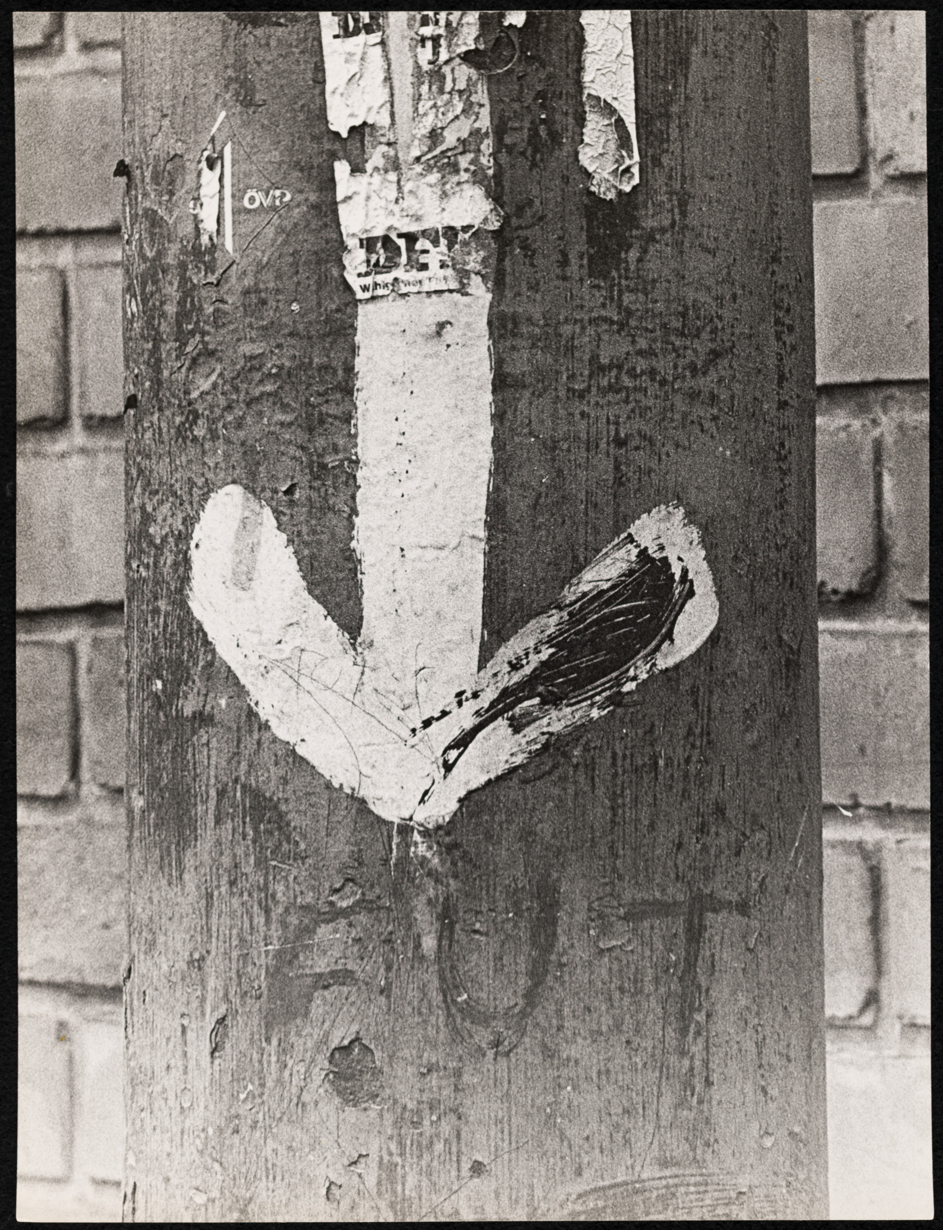 Aus der Serie "Graffiti", 1970-72