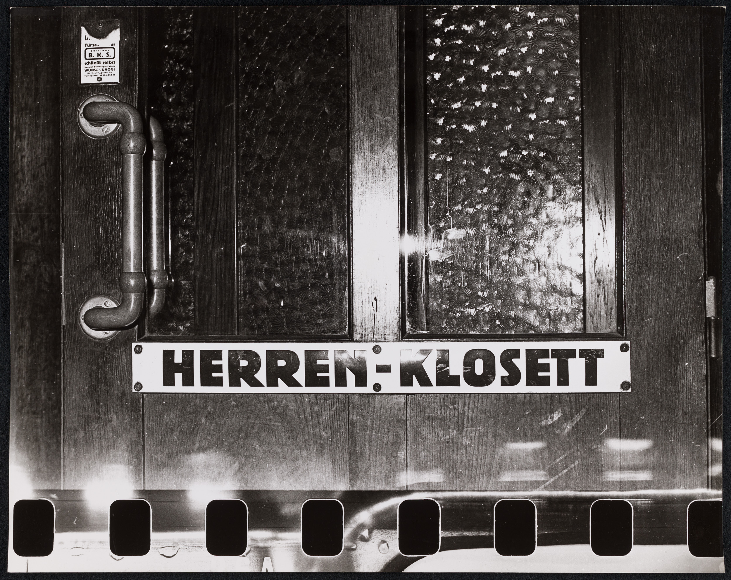 Aus der Serie "Graffiti", 1970-72