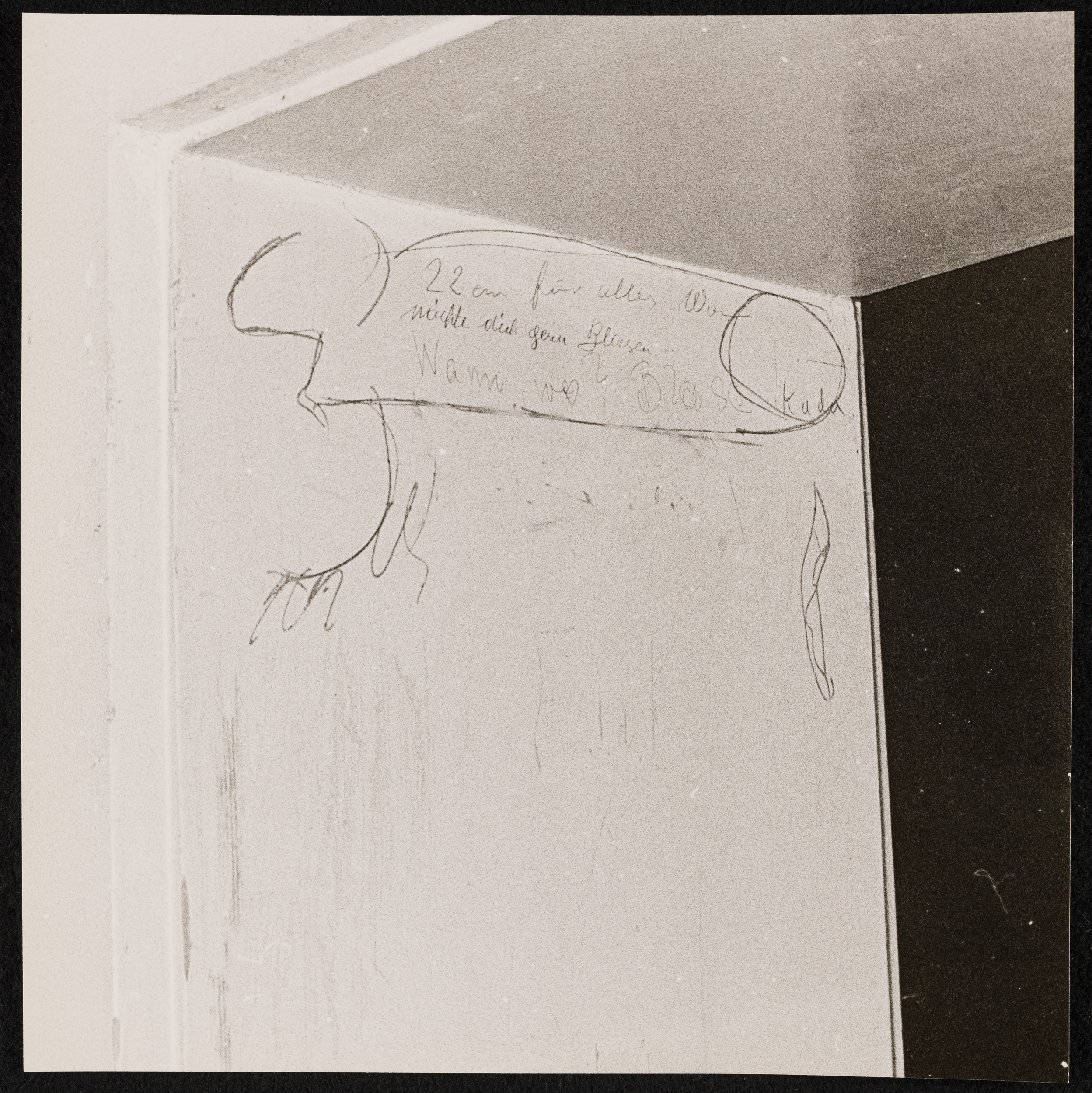 Aus der Serie "Graffiti", 1970-72