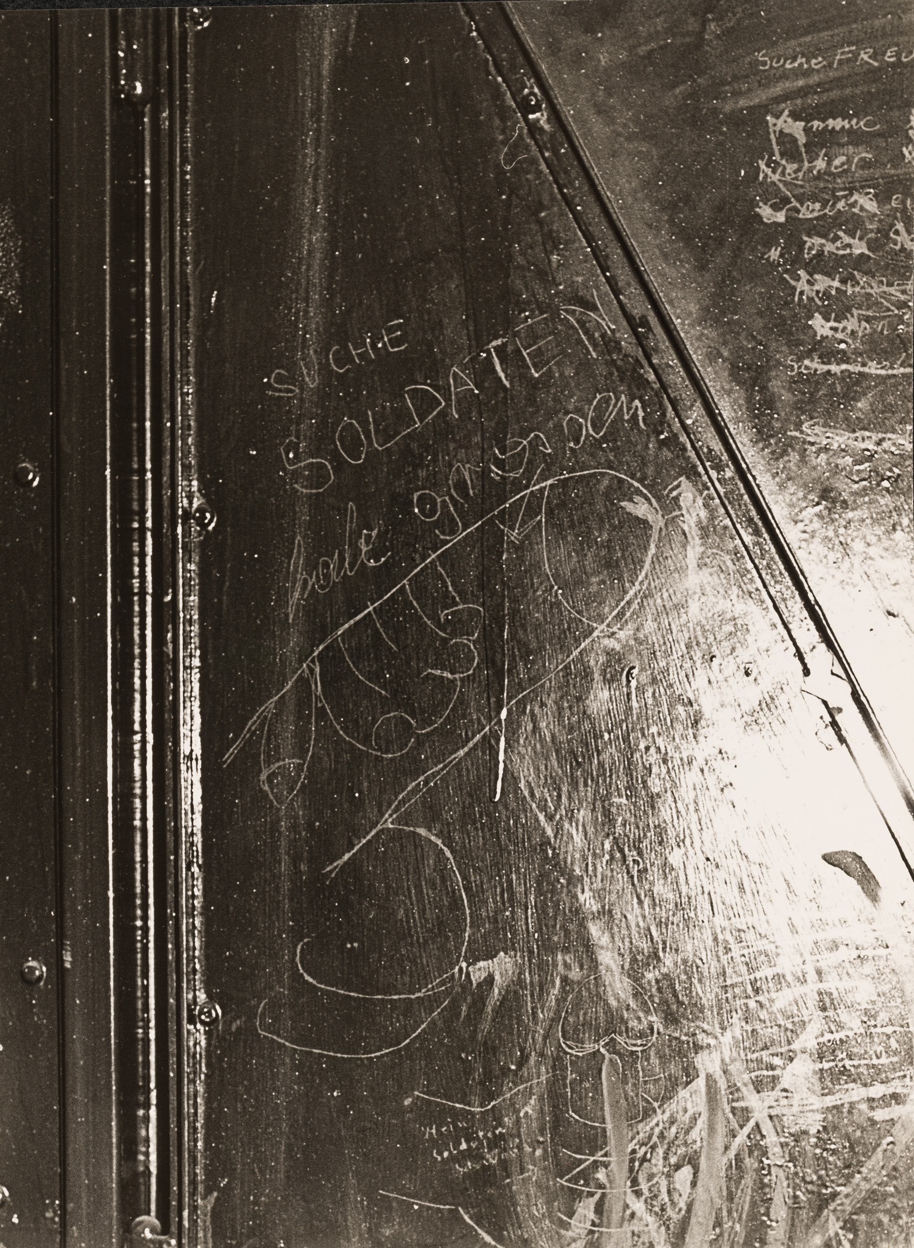 Aus der Serie "Graffiti", 1970-72
