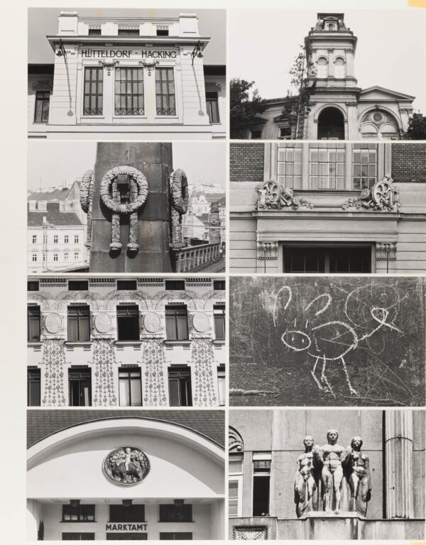 Architekturdetails an der Wien, 1983