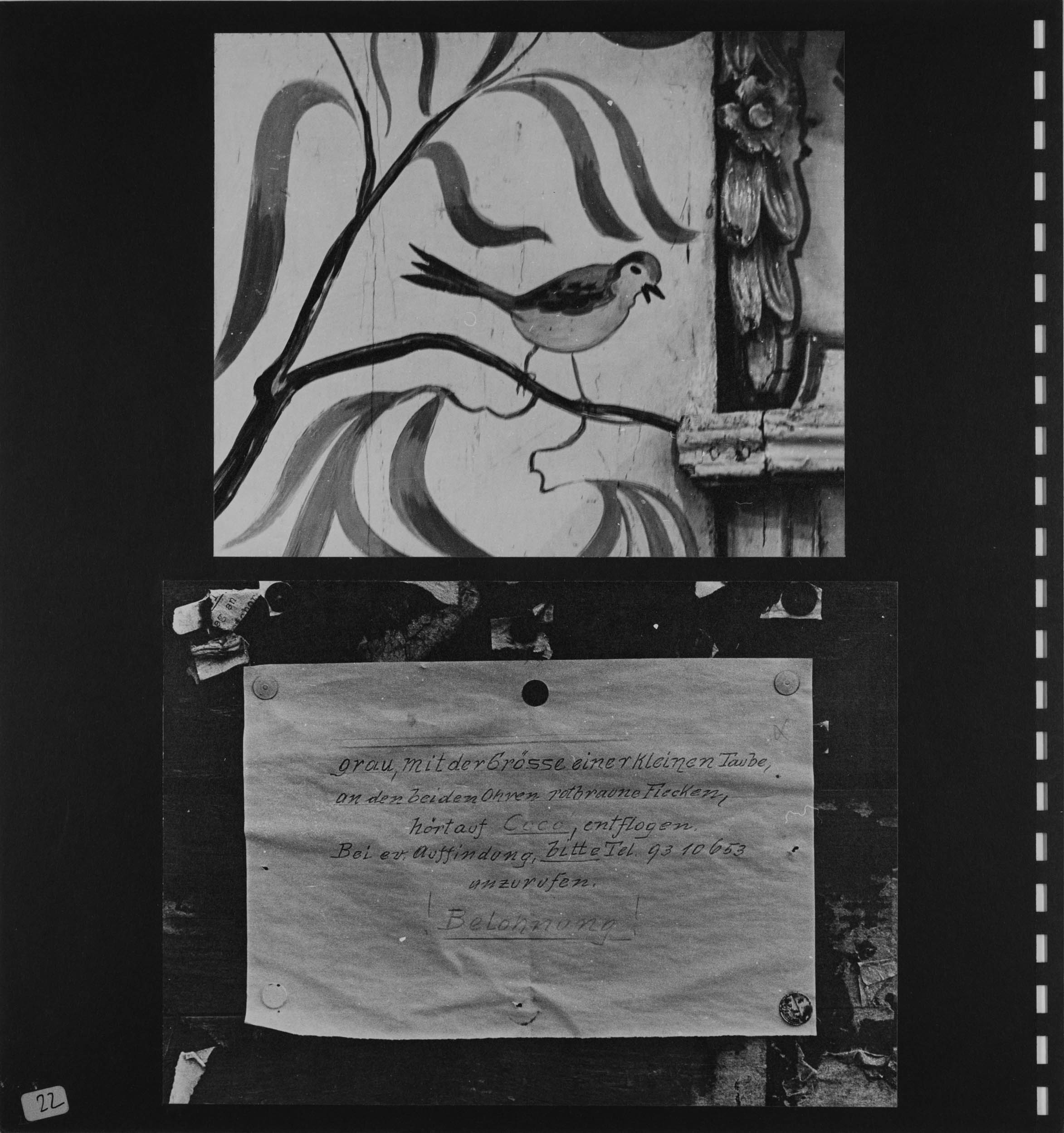Aus der Serie "Zwischenspiel", Maquette, S. 22, 1970 - 1974
