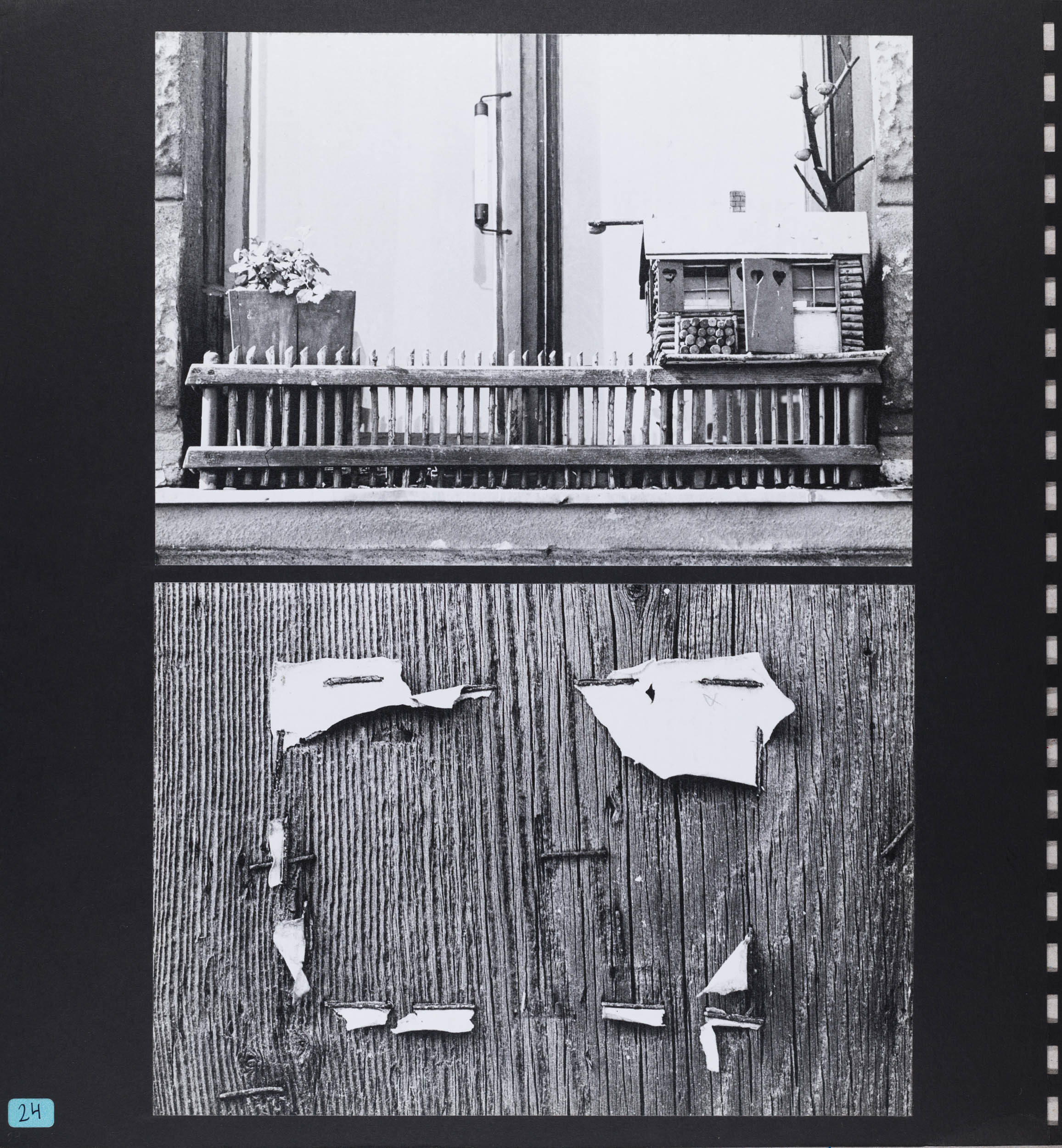 Aus der Serie "Zwischenspiel", Maquette, S. 24, 1970 - 1974