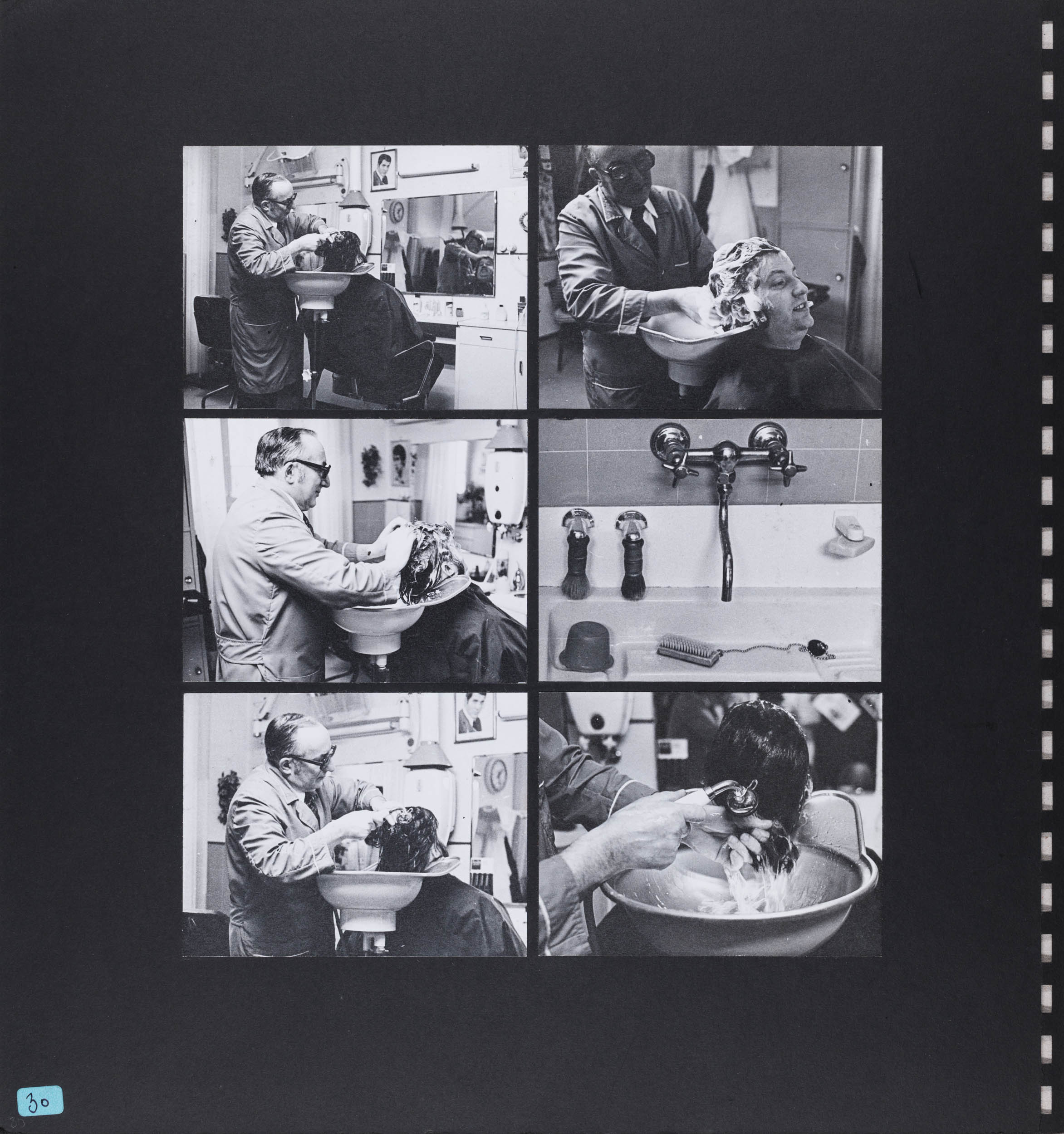 Aus der Serie "Zwischenspiel", Maquette, S. 28, 1970 - 1974