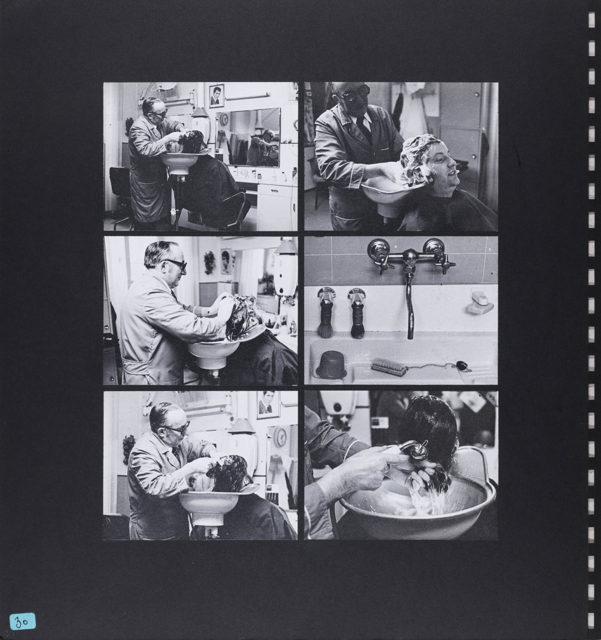 Aus der Serie "Zwischenspiel", Maquette, S. 28, 1970 - 1974