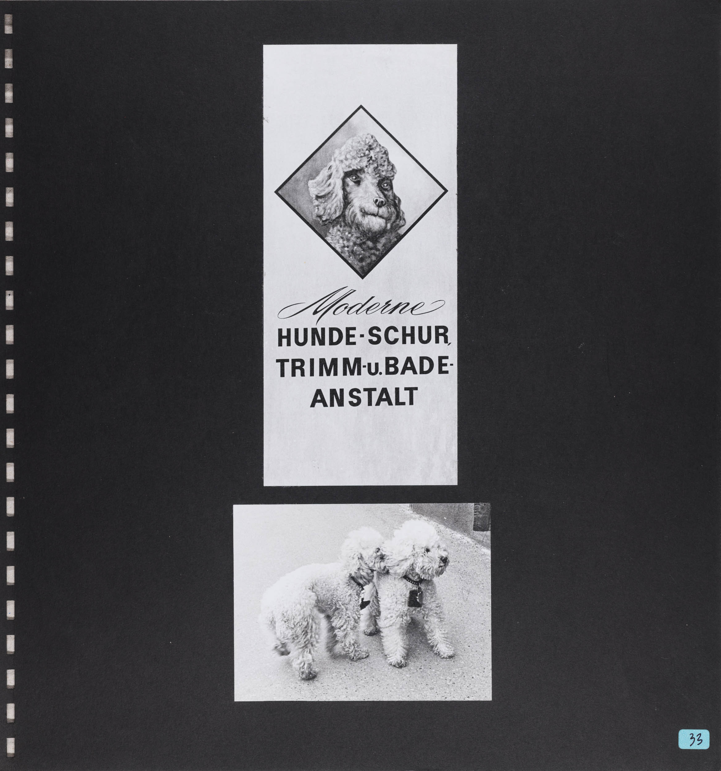 Aus der Serie "Zwischenspiel", Maquette, S. 33, 1970 - 1974