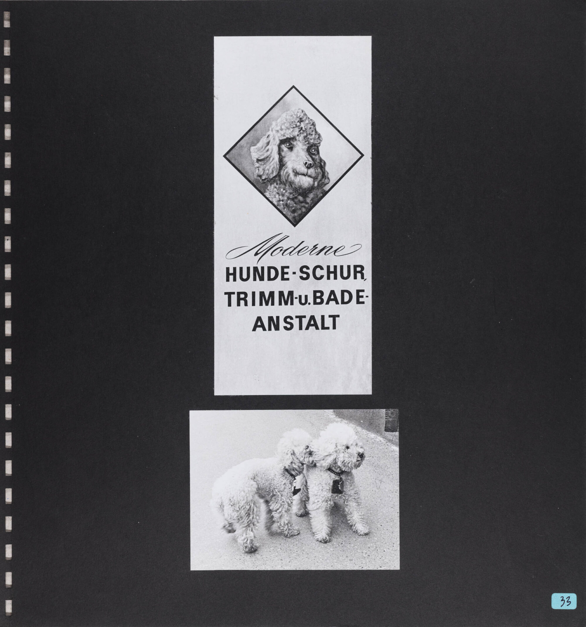 Aus der Serie "Zwischenspiel", Maquette, S. 33, 1970 - 1974