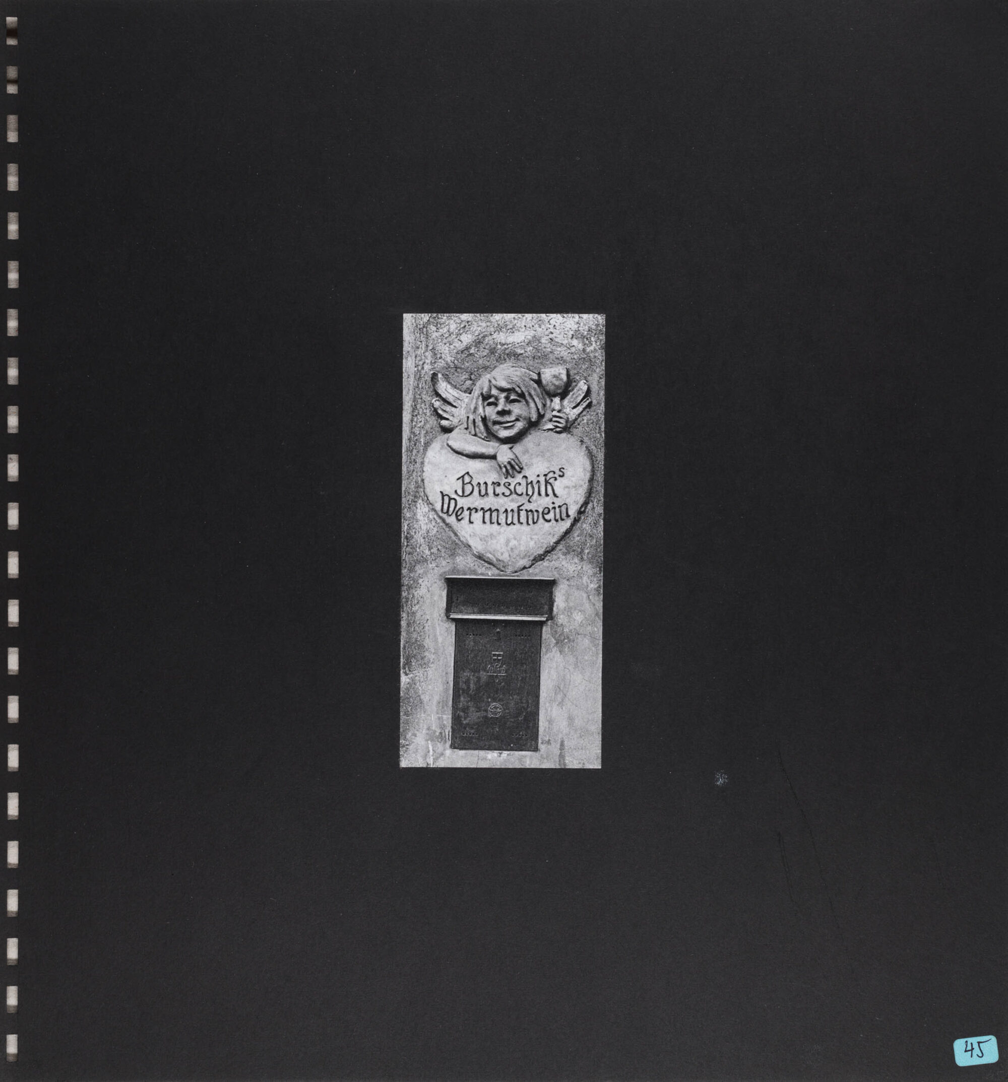 Aus der Serie "Zwischenspiel", Maquette, S. 45, 1970 - 1974