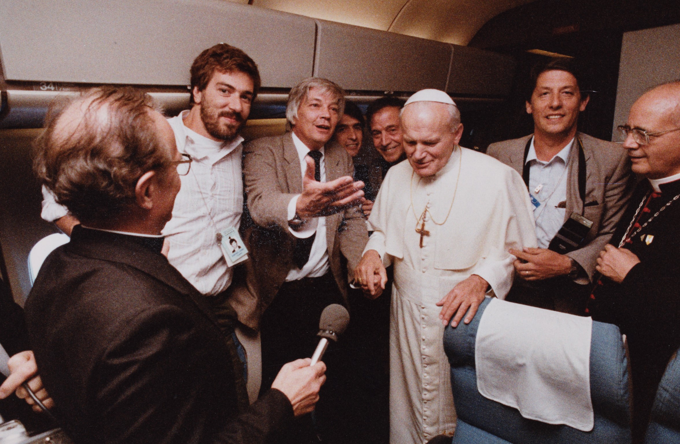 Anonym: Rudi Frey mit Papst, o. D.