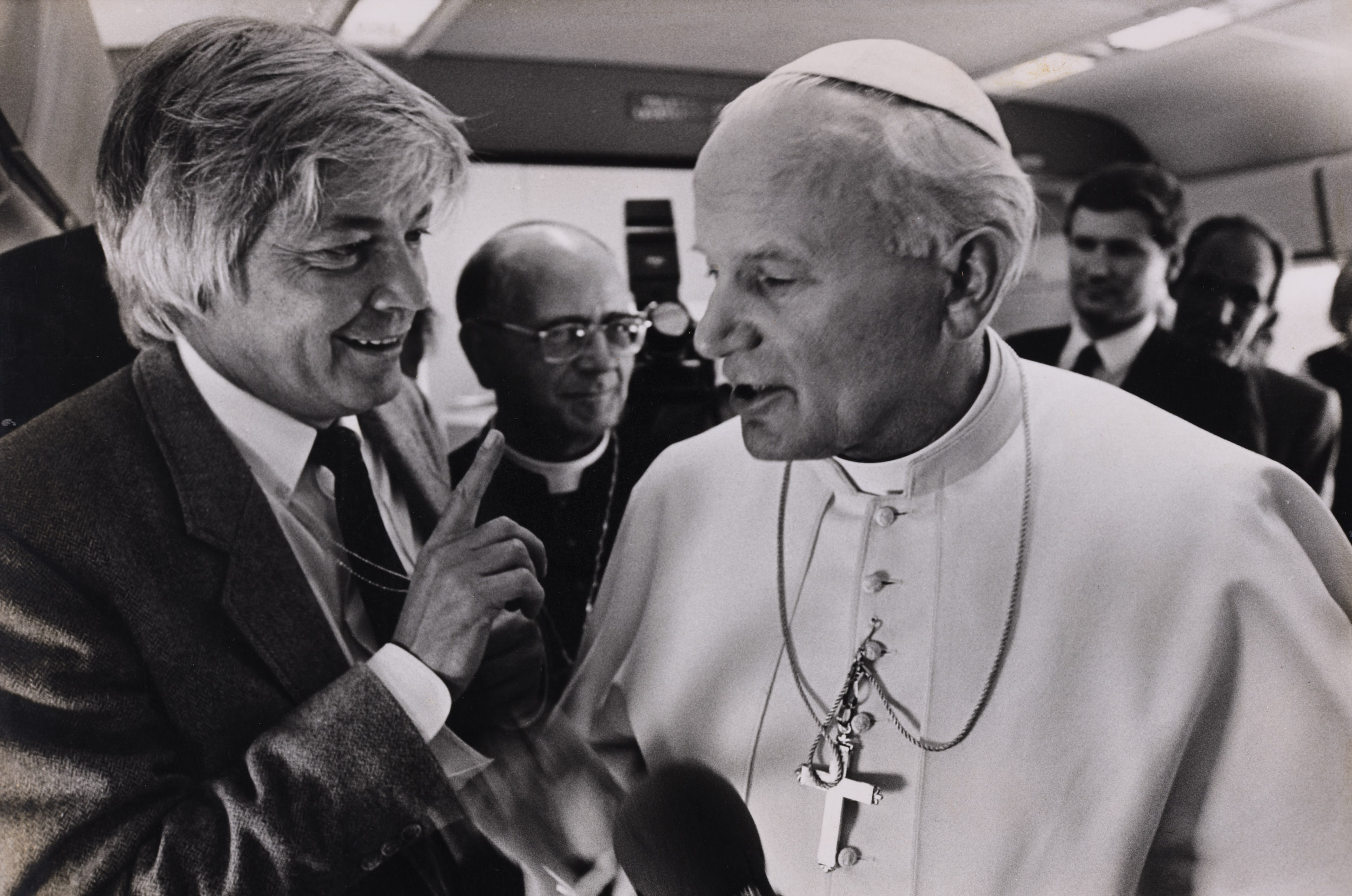 Anonym: Rudi Frey mit Papst, o. D.