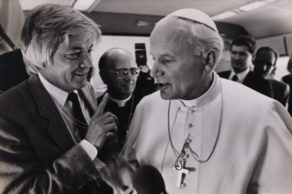Anonym: Rudi Frey mit Papst, o. D.