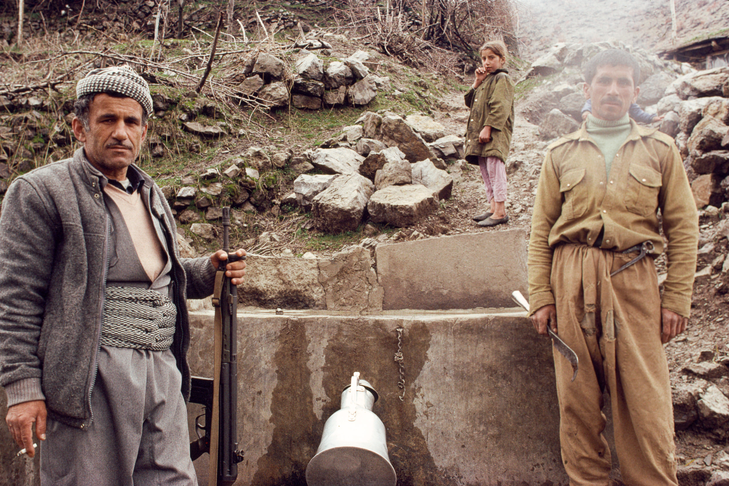 Kurden und Izadis, Tasdelen, Syrisch-Türkische Grenzregion, 1987