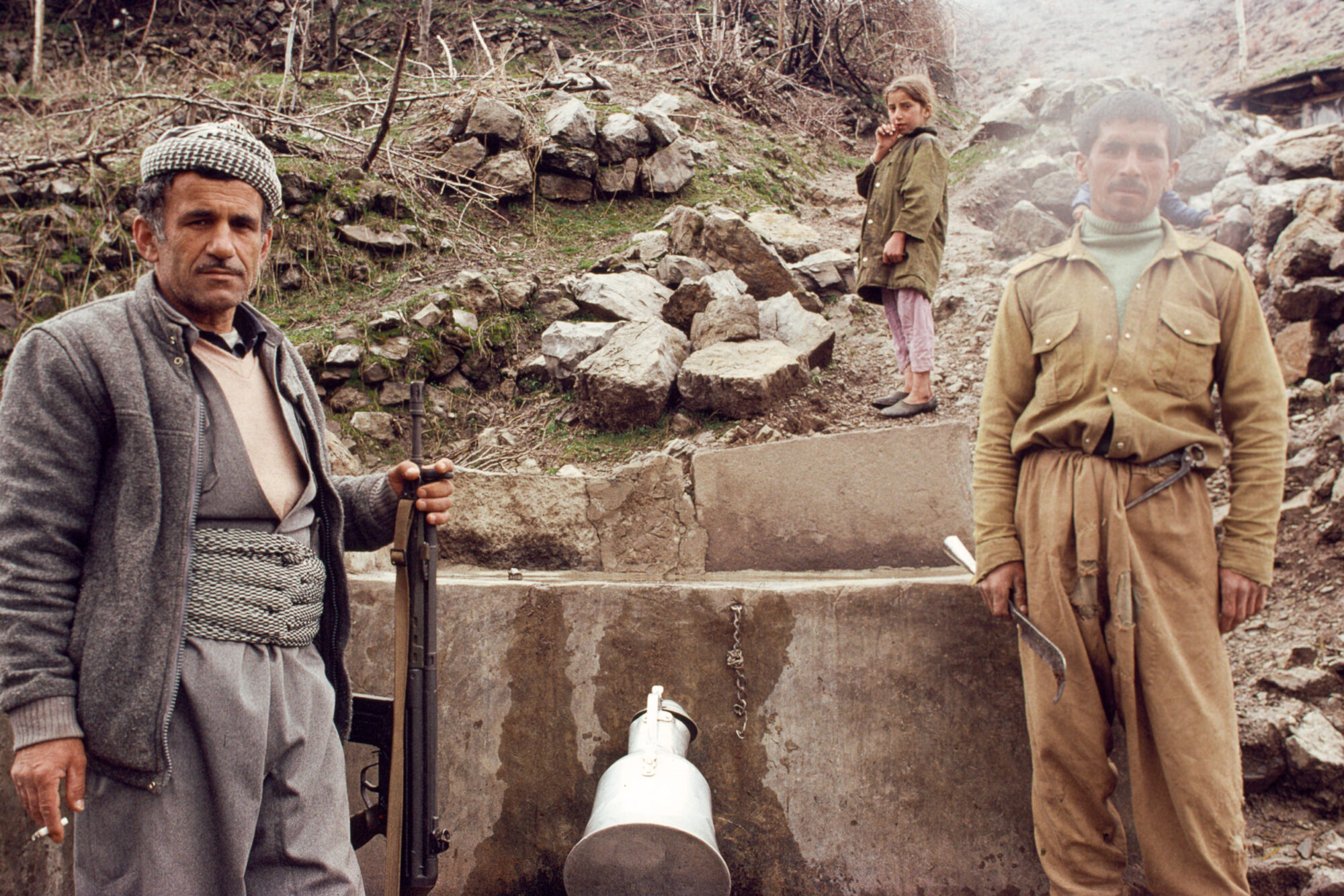 Kurden und Izadis, Tasdelen, Syrisch-Türkische Grenzregion, 1987