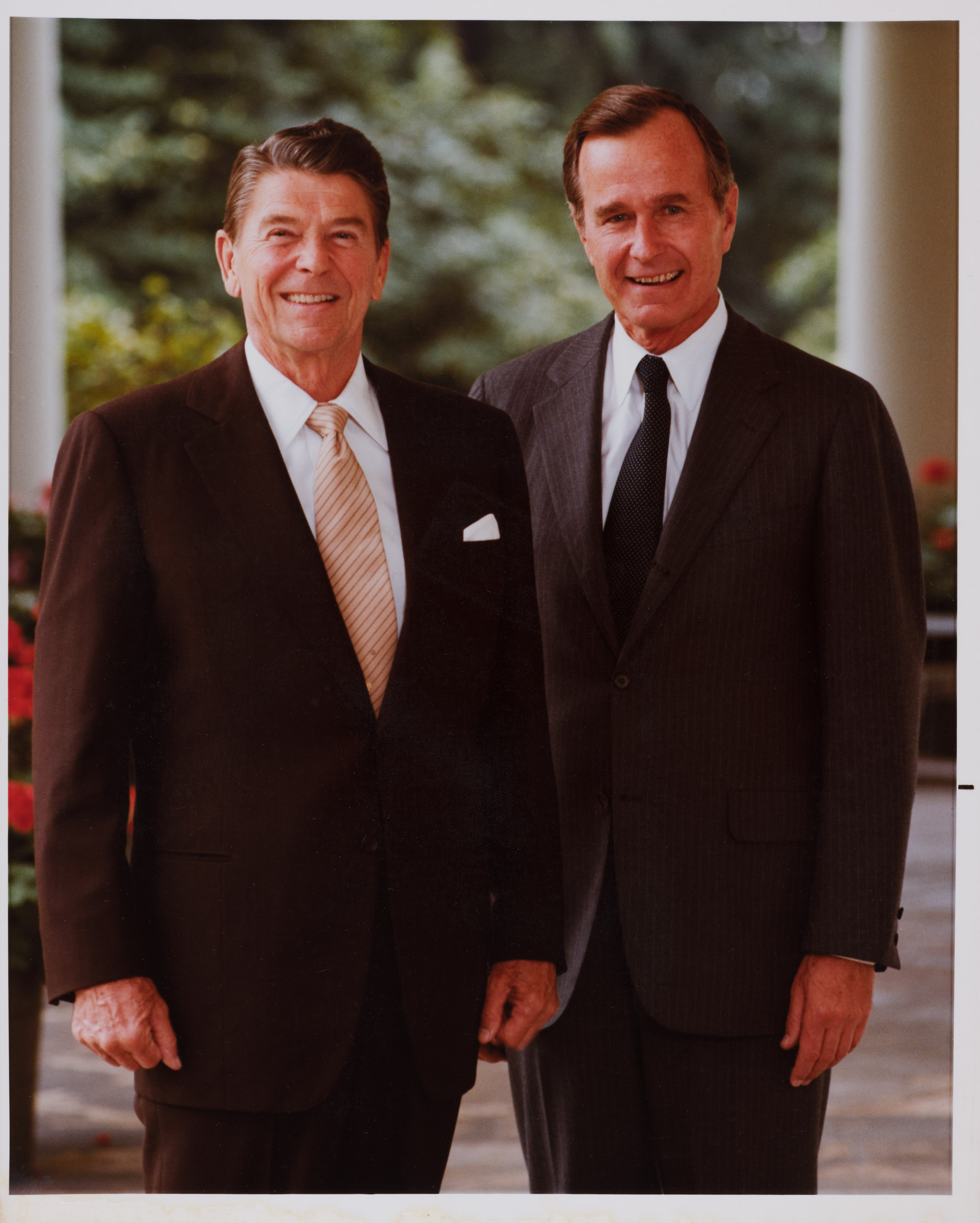 Official portrait of President Reagan and Vice President Bush, 16. Juli 1981