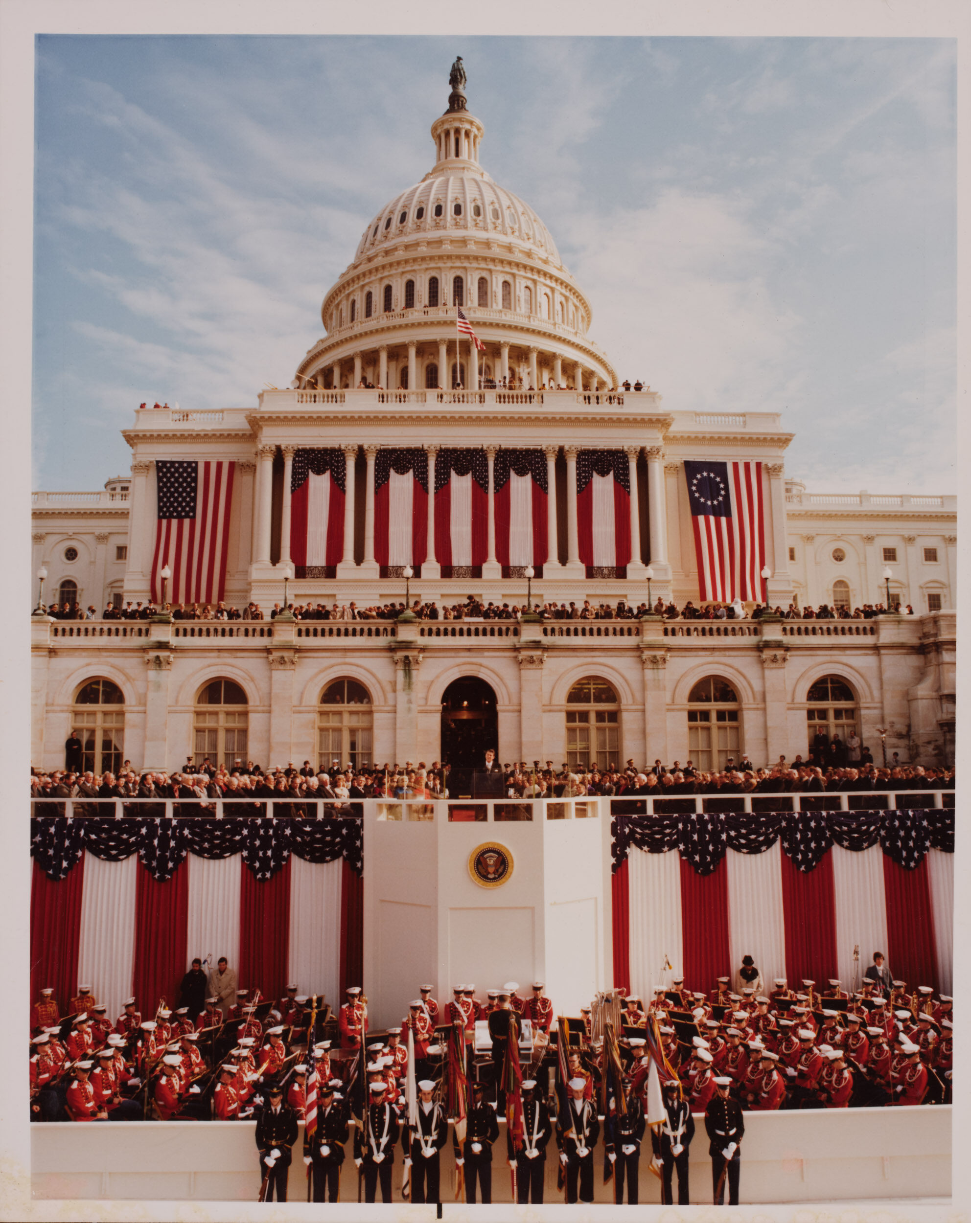 White House, President Ronald Reagen's first inauguration in 1981