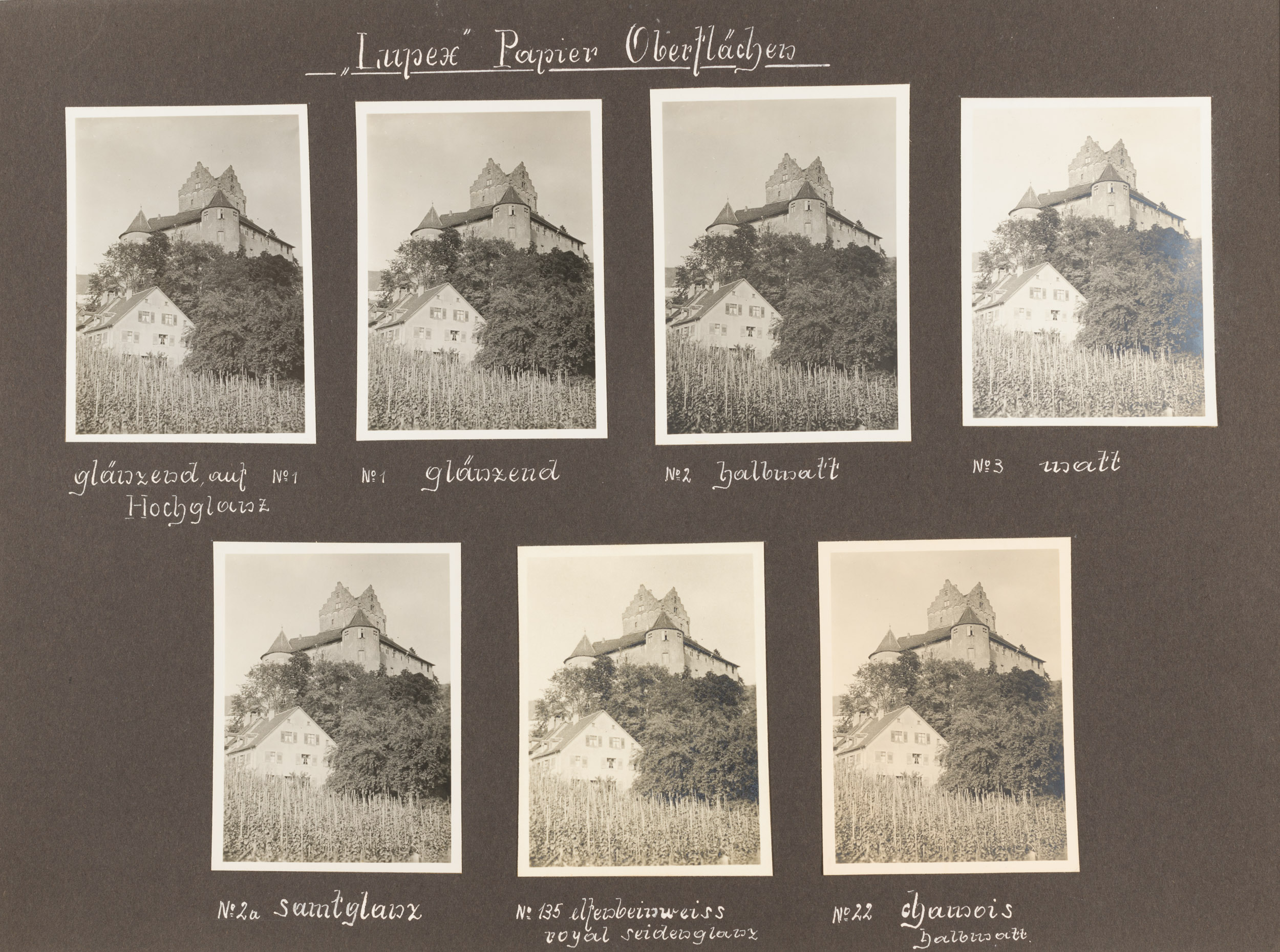 Technische Musterbilder Agfa Fotoschule, Berlin, 1931