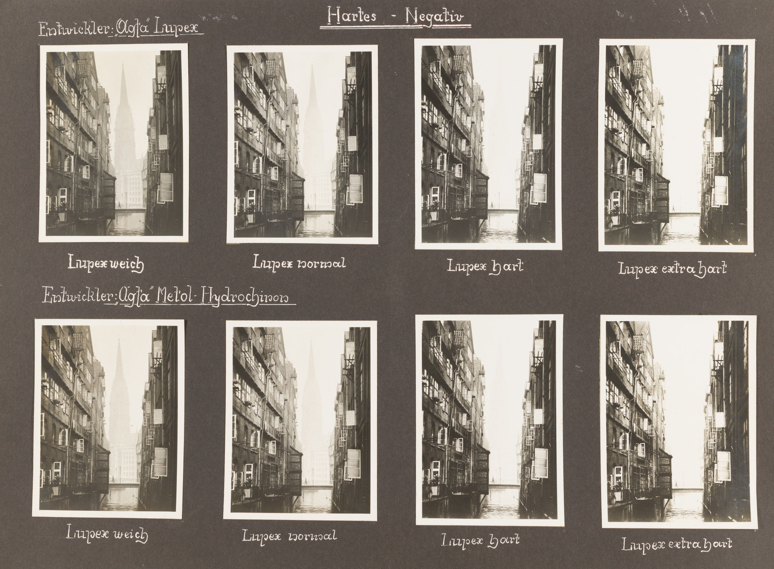 Technische Musterbilder Agfa Fotoschule, Berlin, 1931