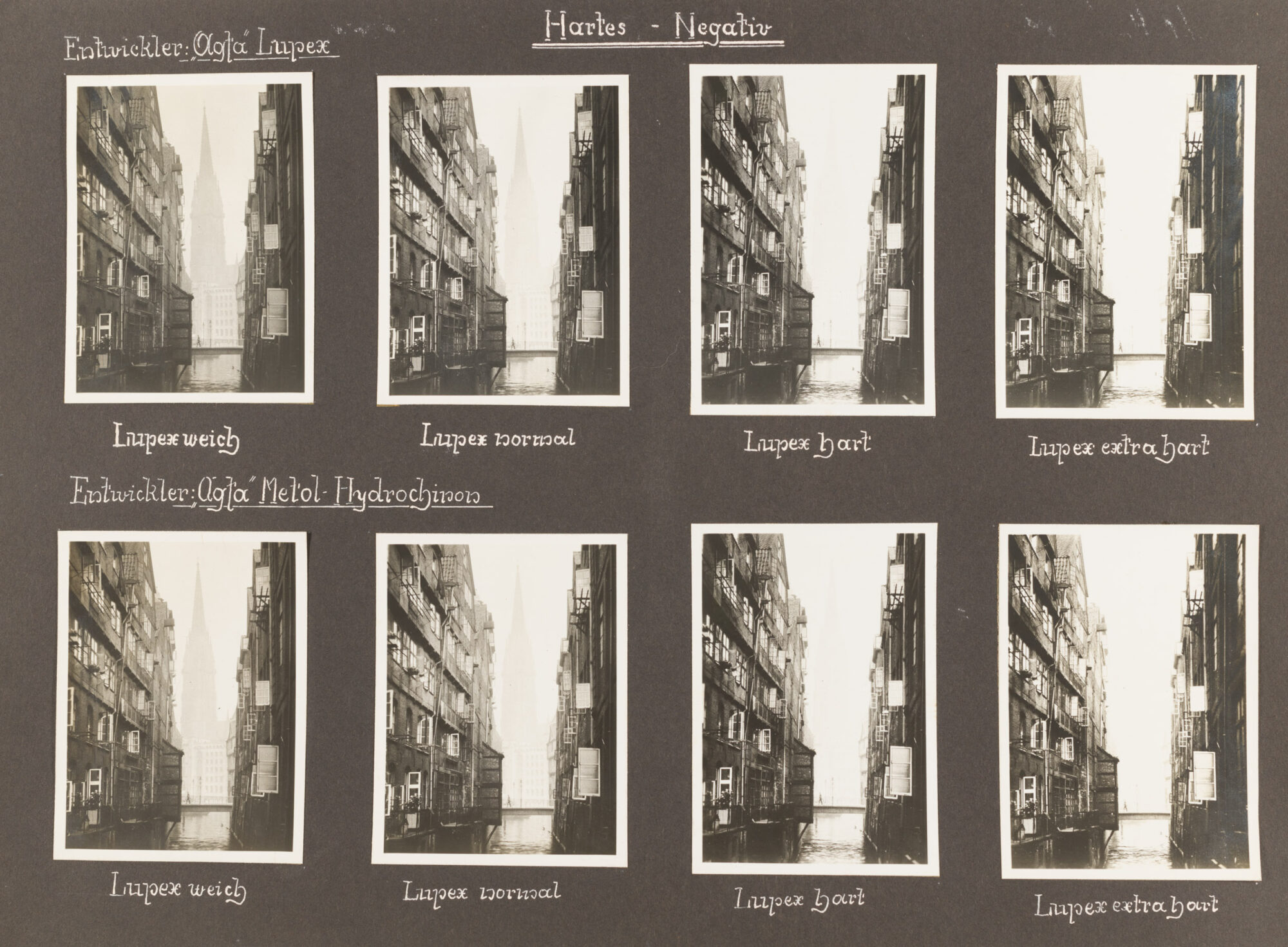 Technische Musterbilder Agfa Fotoschule, Berlin, 1931