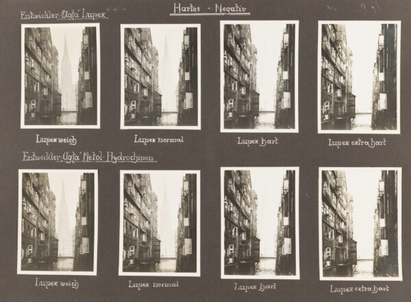Technische Musterbilder Agfa Fotoschule, Berlin, 1931