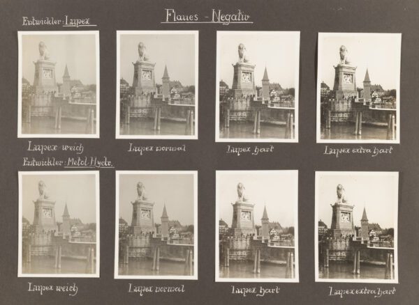 Technische Musterbilder Agfa Fotoschule, Berlin, 1931