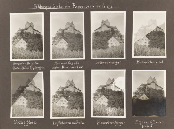 Technische Musterbilder Agfa Fotoschule, Berlin, 1931