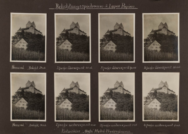 Technische Musterbilder Agfa Fotoschule, Berlin, 1931