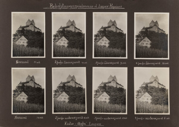 Technische Musterbilder Agfa Fotoschule, Berlin, 1931