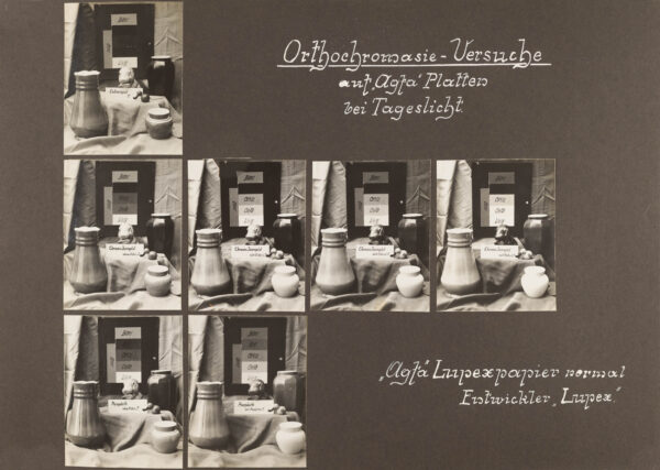 Technische Musterbilder Agfa Fotoschule, Berlin, 1931