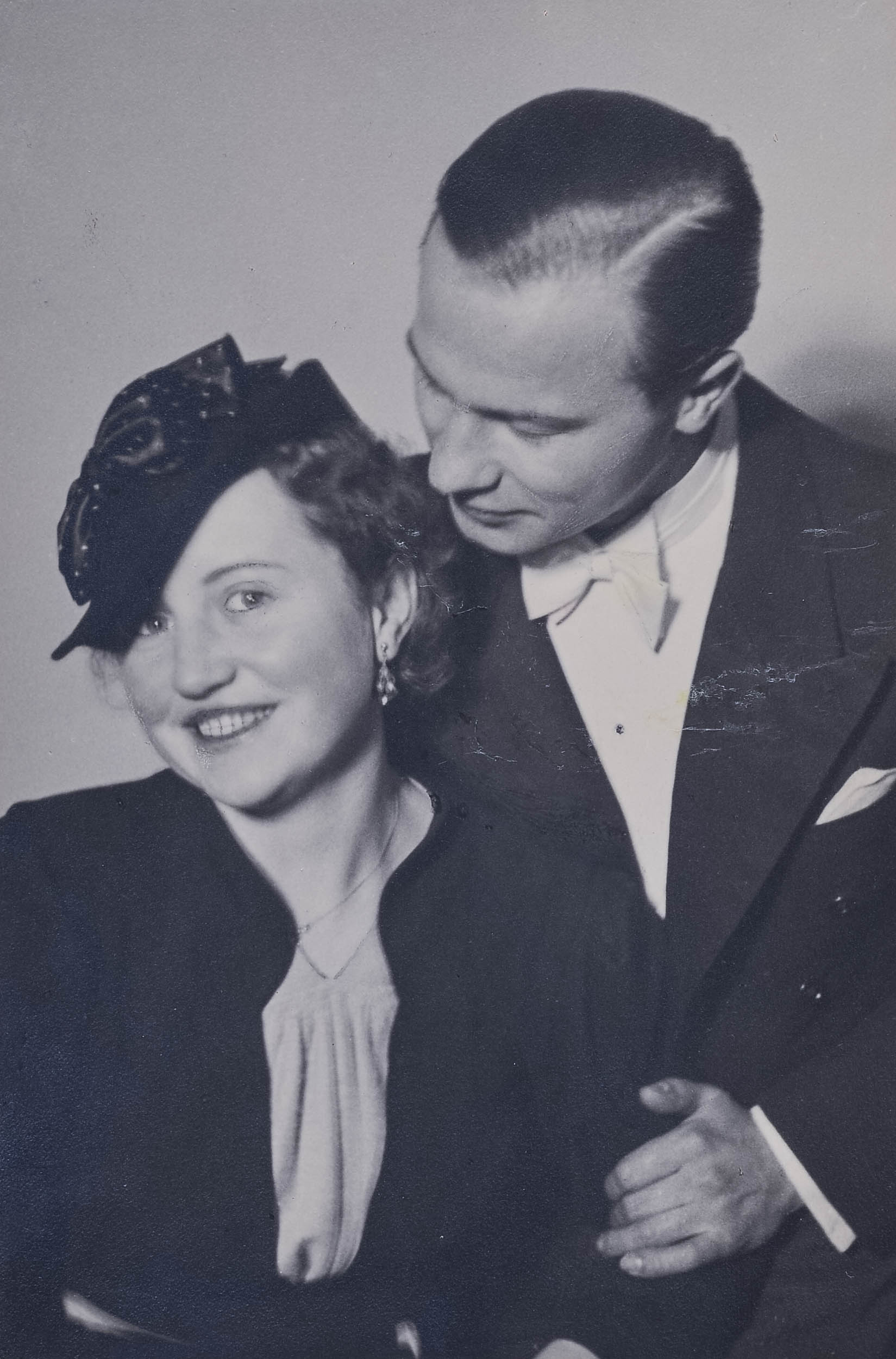 Hochzeitsfoto, Hans und Barbara Rustler, 1938